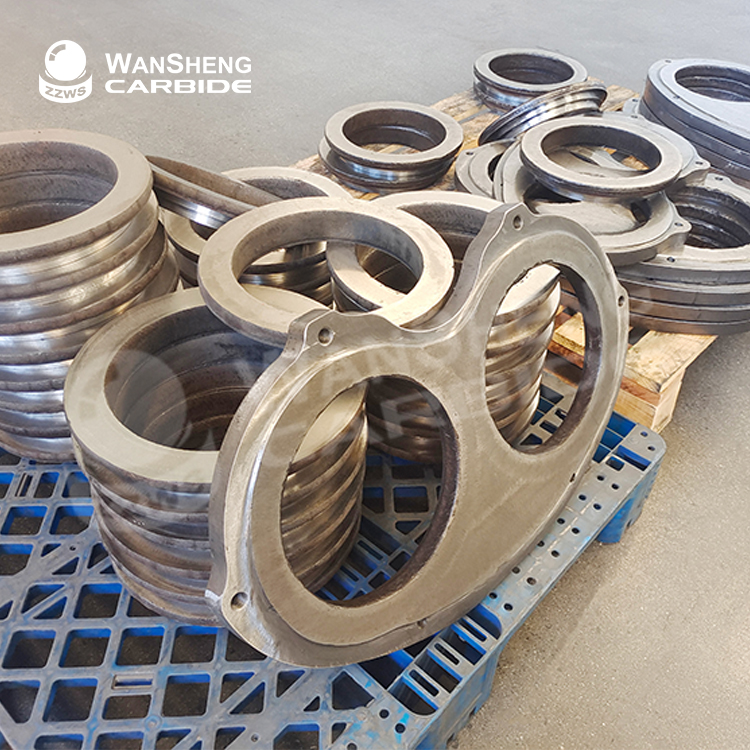 泵车布料机用砼泵配件合金切割环眼镜板