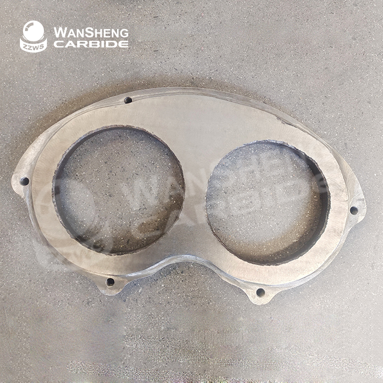 泵车布料机用砼泵配件合金切割环眼镜板